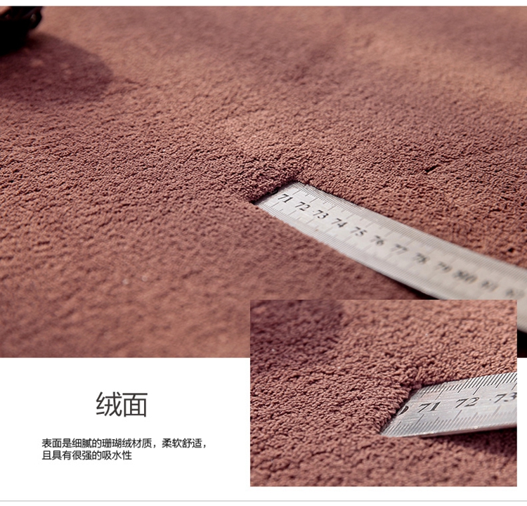 
                                                            碟恋花  优质升级版地垫 客厅卧室地毯榻榻米瑜伽地毯日式加厚珊瑚绒地毯地垫 酒红色 80*200CM                