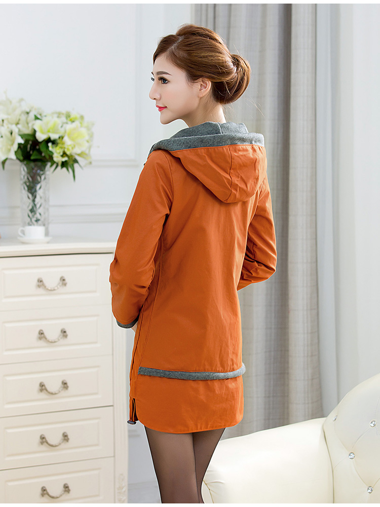 Ah-tsu 2015 sweater female new larger female 200 catties thick mm windbreaker women long jacket, women too many users in the brick-red L picture, prices, brand platters! The elections are supplied in the national character of distribution, so action, buy now enjoy more preferential! As soon as possible.