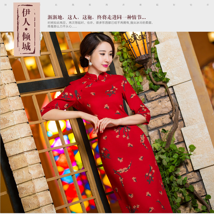 Oh, 2015 New fall blog for women of nostalgia for the video in the thin qipao Sau San large cuff improved linen long skirt qipao garden XXL picture, prices, brand platters! The elections are supplied in the national character of distribution, so action, buy now enjoy more preferential! As soon as possible.