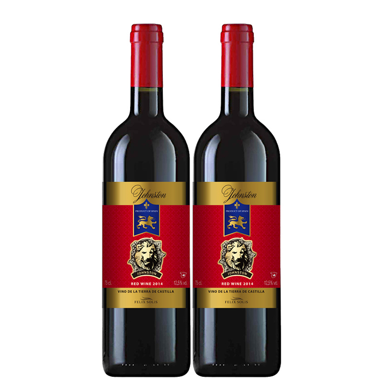 西班牙进口红酒 金狮顿双支_历史最低价格_就