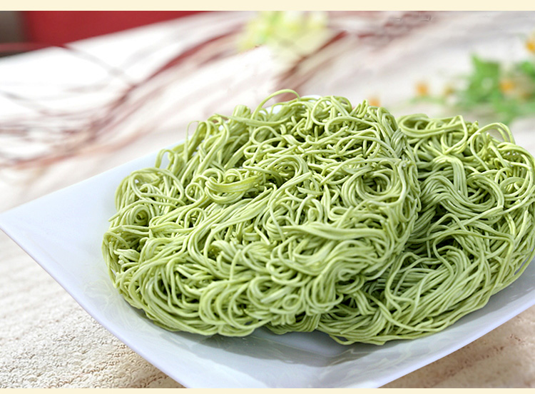 黎记 菠菜面 港式风味手工竹升面条 非油炸菠菜面725g
