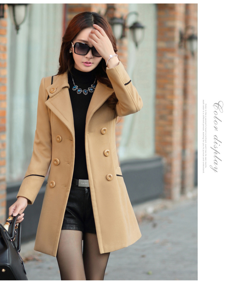  2015 Autumn as clothing and auspicious New stylish for women in the medium to long term, Sau San Mao jacket coat women? 8858 wine red M picture, prices, brand platters! The elections are supplied in the national character of distribution, so action, buy now enjoy more preferential! As soon as possible.