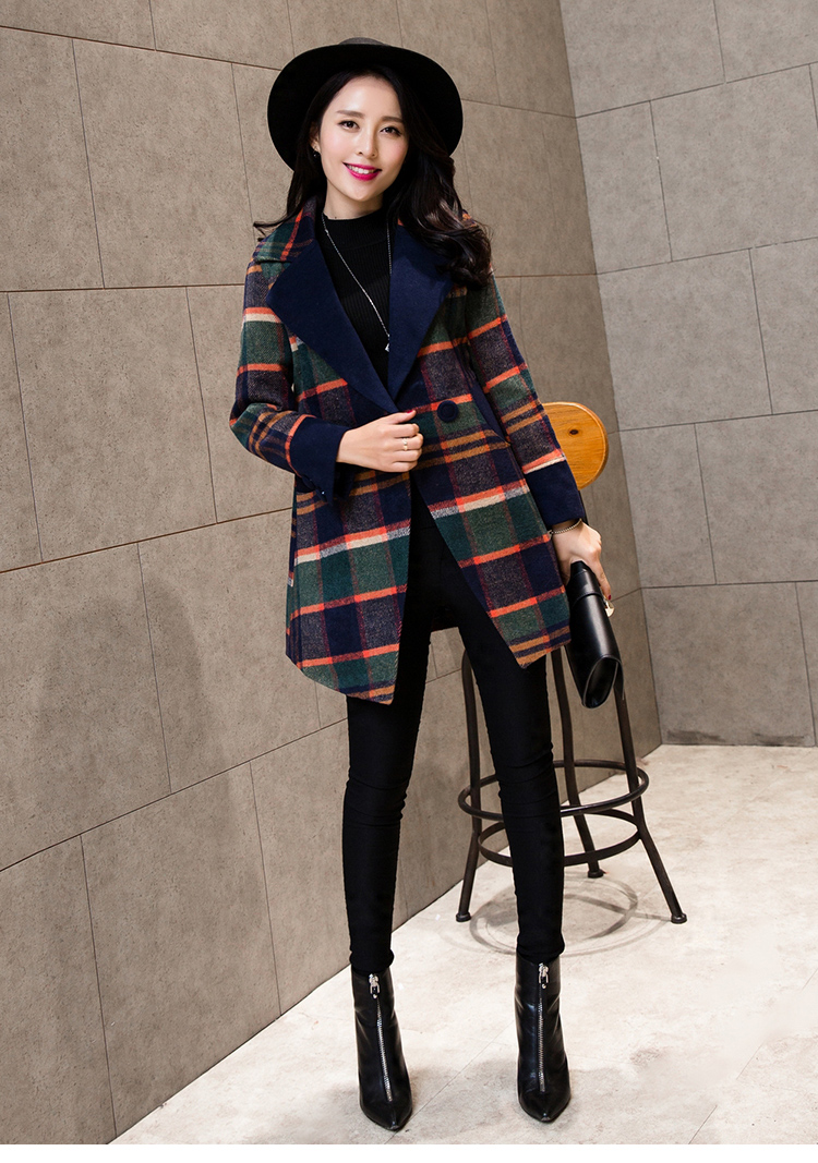 Li Mei wool coat women 2015? autumn and winter new graphics in Sau San thin long latticed wool a wool coat larger windbreaker coffee latticed XL Photo, prices, brand platters! The elections are supplied in the national character of distribution, so action, buy now enjoy more preferential! As soon as possible.