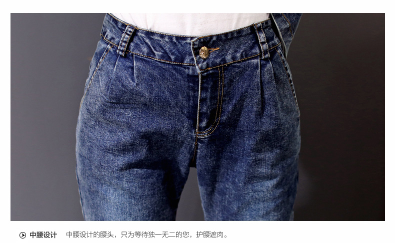 欧洲站2015牛仔套装女秋休闲修身显瘦三件套时尚水洗牛仔裤套服潮 三件套 配项链 蓝色 S
