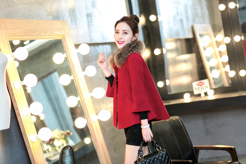 2015 Autumn and winter Zz&ff new Korean large Liberal Women's gross collar cloak a jacket female red cloak XXXXL gross? Picture, prices, brand platters! The elections are supplied in the national character of distribution, so action, buy now enjoy more preferential! As soon as possible.