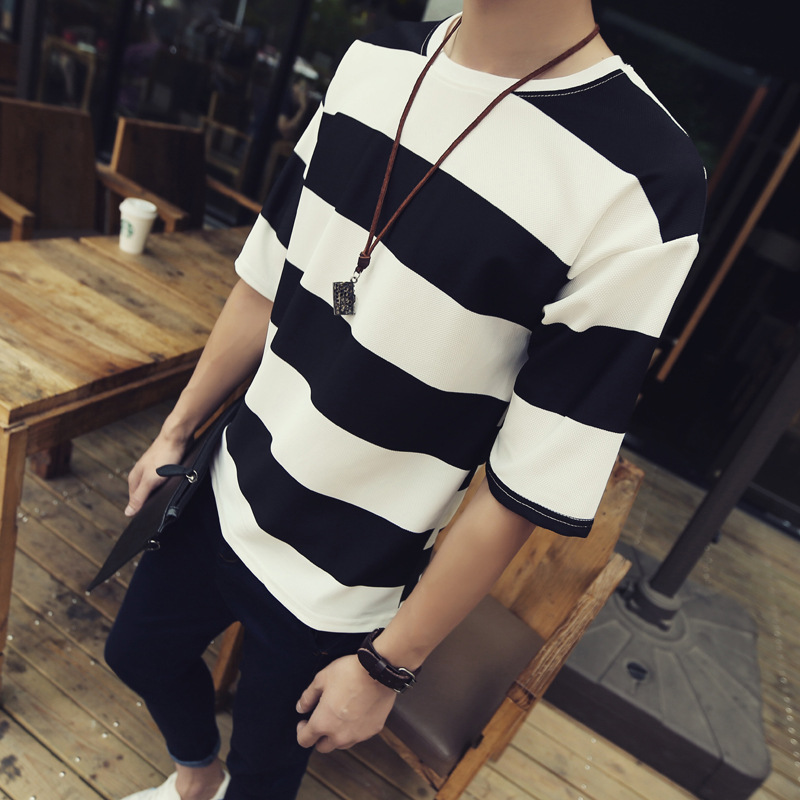 丹杰仕男夏休闲长裤黑色小腿运动哈伦裤松紧束