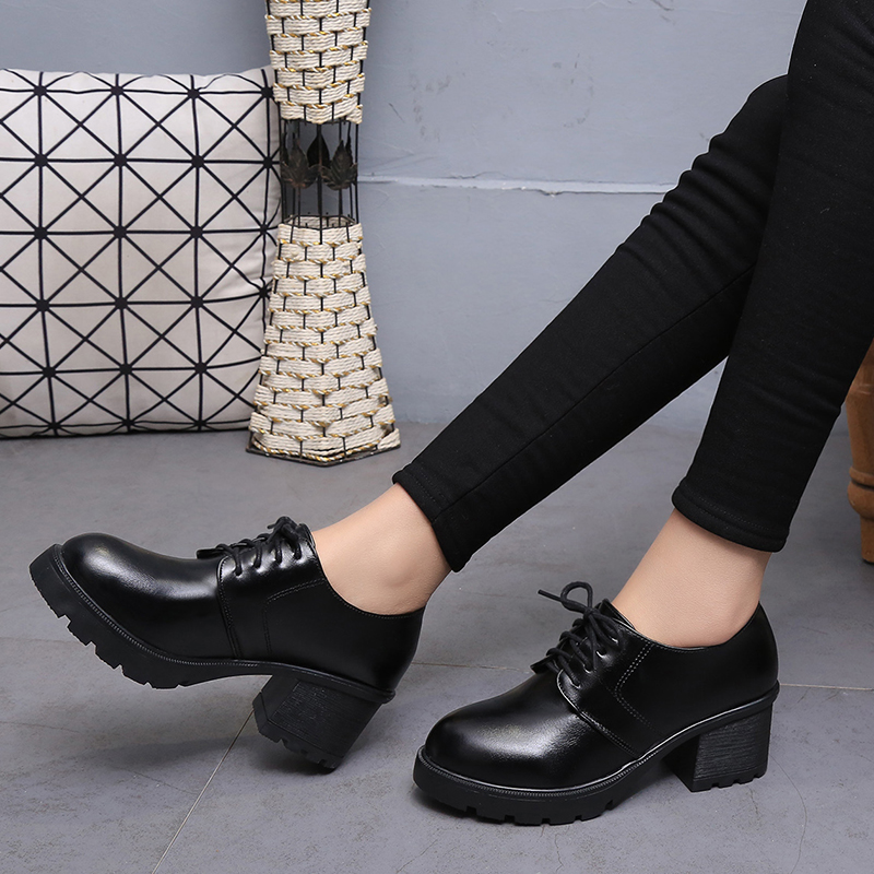 【京东】格彬森2016春夏新款时尚欧美圆头高