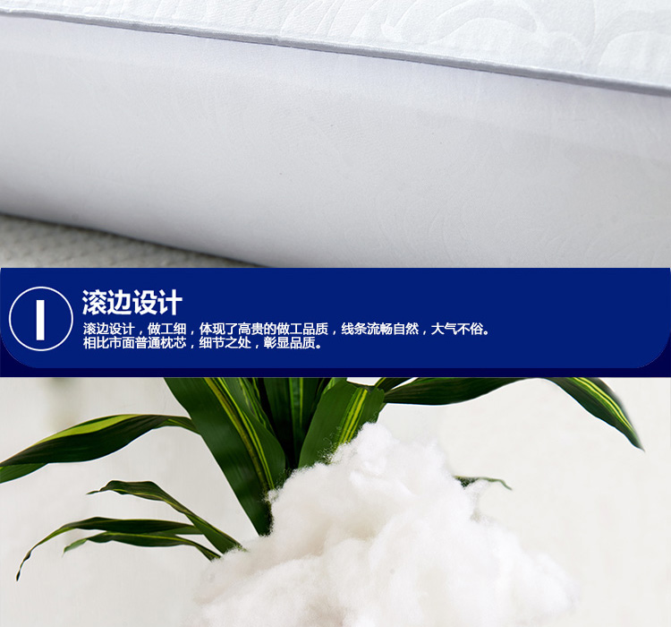 
                                        【2件减5元】方若FANROL 枕头 高弹护颈枕芯枕头芯 五星级酒店枕头  枕芯 中枕/单只 单只                