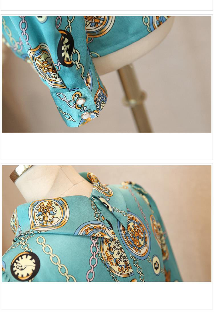 米诺萱-2015秋冬新品印花衬衫K626# 花色 L