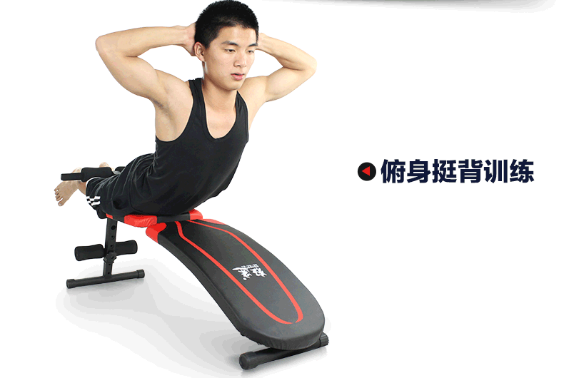 户外运动收腹器运动哑铃凳仰卧起坐健身器材 家用功能