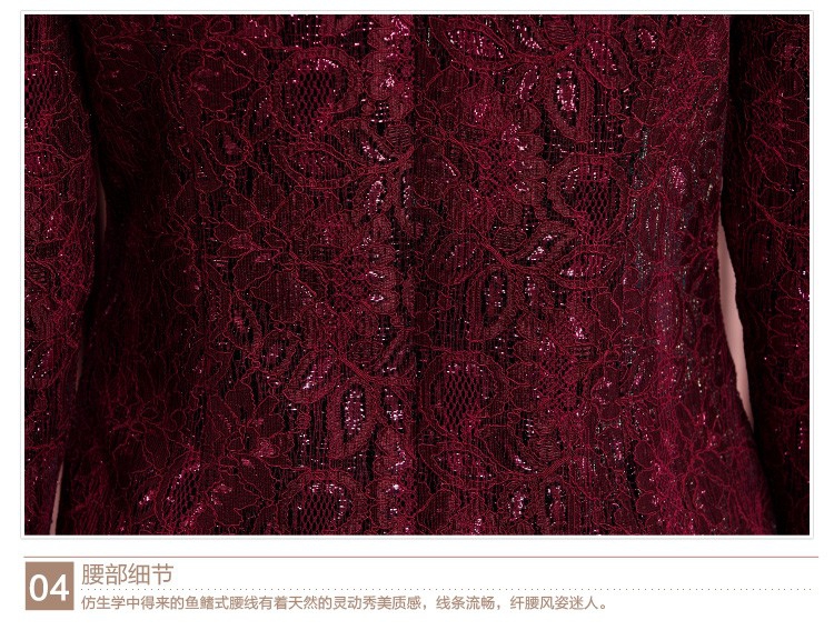 In 2015, the elderly woman fall inside the new dresses wedding dresses with mother middle-aged women's temperament long-sleeved lace dresses aubergine XL Photo, prices, brand platters! The elections are supplied in the national character of distribution, so action, buy now enjoy more preferential! As soon as possible.