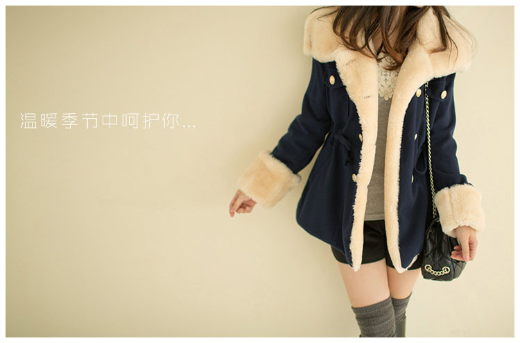 Keini Gloria 2015 autumn and winter new Korean version is smart casual preppy double-reverse collar thick hair? Short overcoat female red thicker version of L photo, prices, brand platters! The elections are supplied in the national character of distribution, so action, buy now enjoy more preferential! As soon as possible.