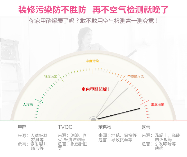 绿之源 空气质量检测 甲醛检测盒 甲醛检测仪 活性炭碳包吸附剂 e管家2.0甲醛检测仪