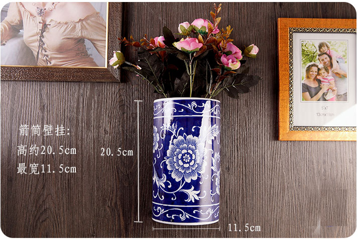 
                                                                                景德镇仿古青花瓷挂件 壁挂装饰品 中式艺术品 花插 书房装饰 LICHEN 陶瓷半球壁挂 随机发 单个                