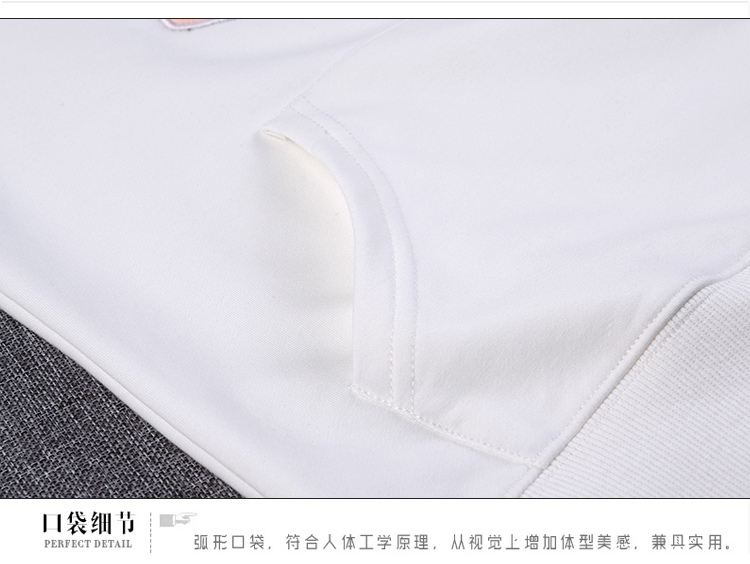 佳衣名品 2015秋季新款韩版大嘴猴套头连帽显瘦运动休闲女套装 T7354 深蓝色 XXL