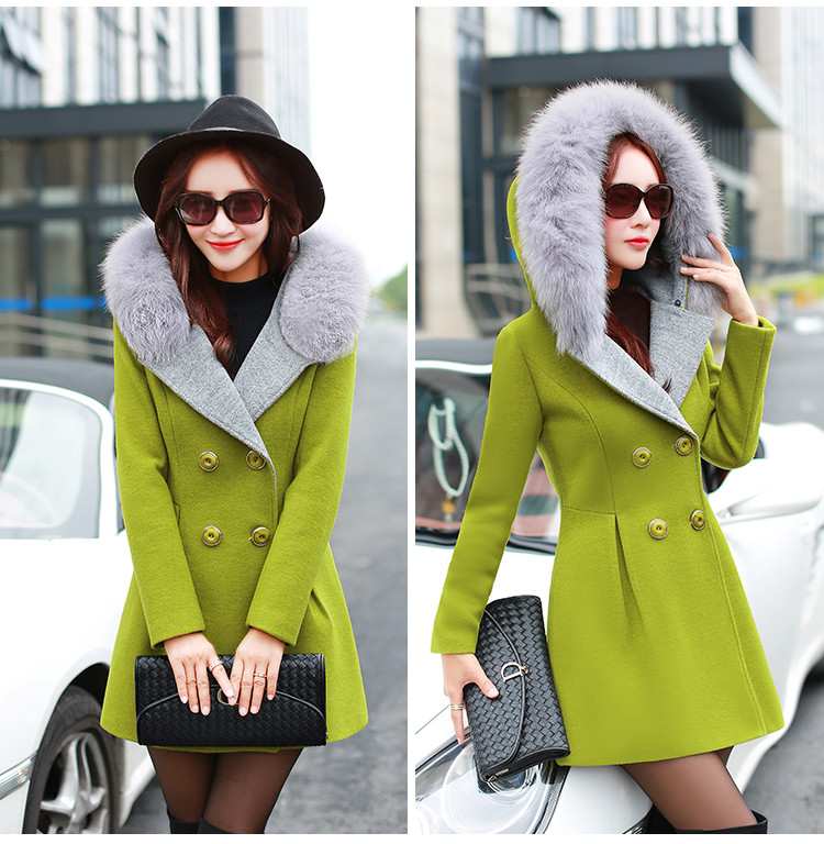 The achievement of the 2015 autumn and winter new women's gross in long jacket?) gross collar cap a wool coat pink M picture, prices, brand platters! The elections are supplied in the national character of distribution, so action, buy now enjoy more preferential! As soon as possible.