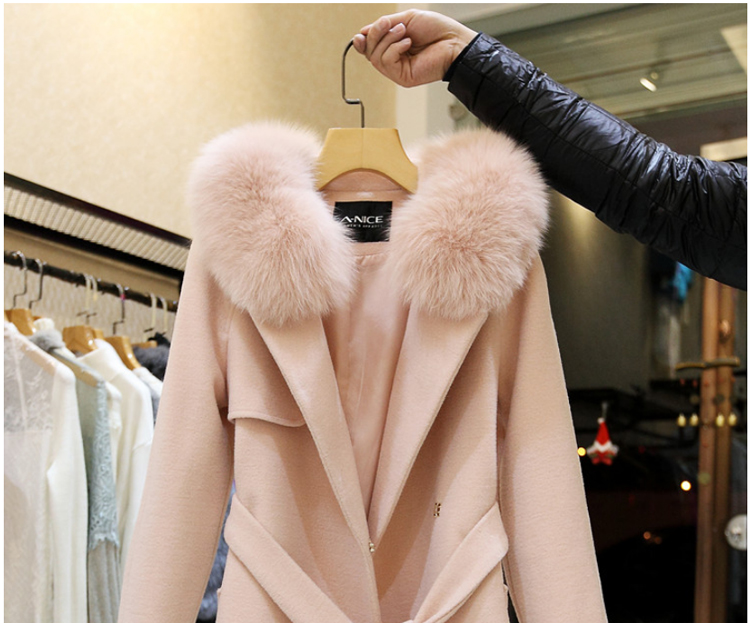 Korea's 2015 winter new Korean fashion tether wool long Sau San jacket? Q430 pink S picture, prices, brand platters! The elections are supplied in the national character of distribution, so action, buy now enjoy more preferential! As soon as possible.