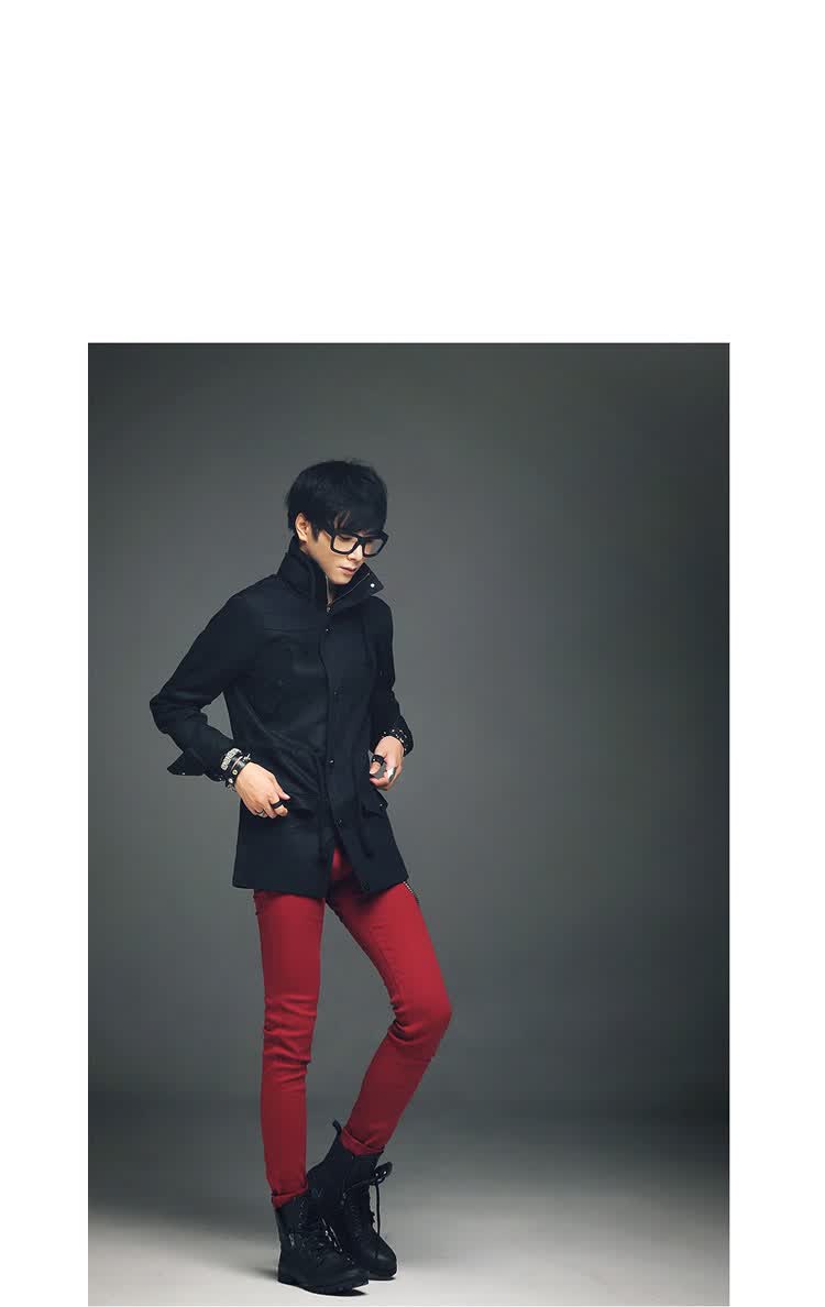 登博服饰2014秋冬装新款潮男<em>日韩</em>街头潮流风