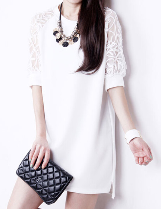 Cocoa where Ting 2015 summer new Korean version the code dress lace 100 loose ground a field dresses 3318 white XXXL pictures, price, brand platters! Elections are good character, the national distribution, so why buy now enjoy more preferential! Health