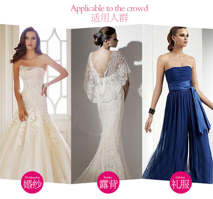 碧雅露 <em>硅胶隐形</em>充气<em>文胸</em>贴浮力婚纱礼服<em>小胸</em>