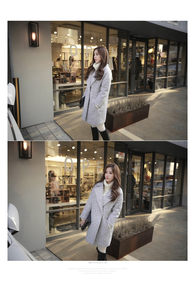 Keini Gloria female hair? 2015 autumn and winter coats the new Korean college wind in stylish long loose a wool coat gray S picture, prices, brand platters! The elections are supplied in the national character of distribution, so action, buy now enjoy more preferential! As soon as possible.