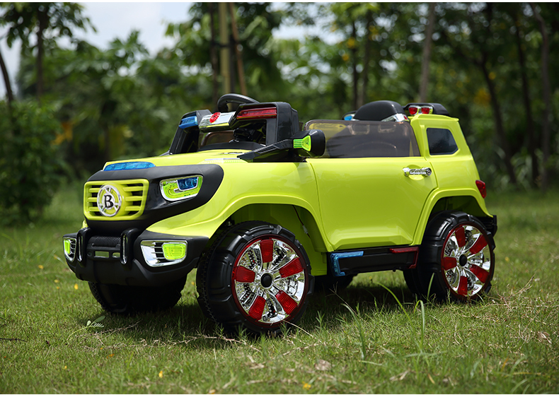 智乐堡儿童电动车越野车四轮汽车带遥控可坐人奔驰男女宝宝玩具车