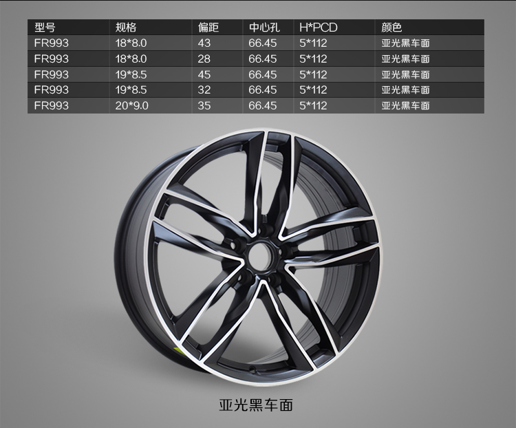 ptracing汽车轮毂改装奥迪a6la4q5q3奔驰glglk大众cc速腾途观fr993