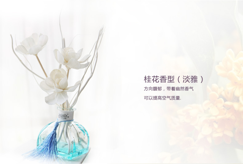 
                                        维优净 香薰套装 无火室内香薰藤条室内香水装饰摆件 玫瑰                