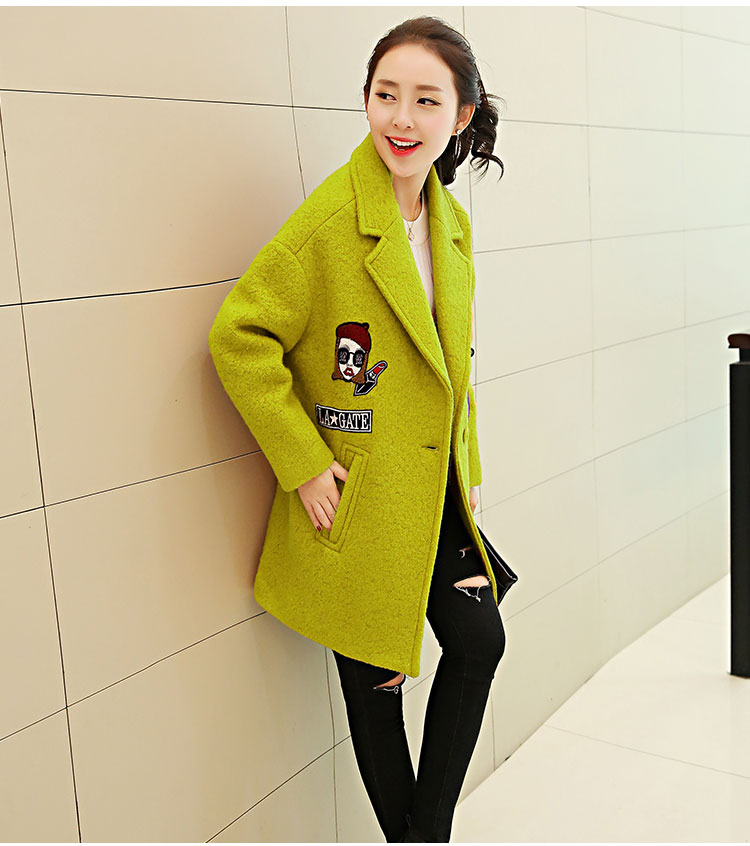 Elizabeth Bessie 2015 Fall Winter Korea long-sleeved Pullover wool coat girl in long?) windbreaker coats larger female Kim Lockhart pictures, prices of color L, brand platters! The elections are supplied in the national character of distribution, so action, buy now enjoy more preferential! As soon as possible.