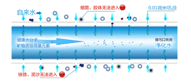 沁园(qinyuan)超滤机 qj-uf-01e 家用净水器 五级超滤净水机