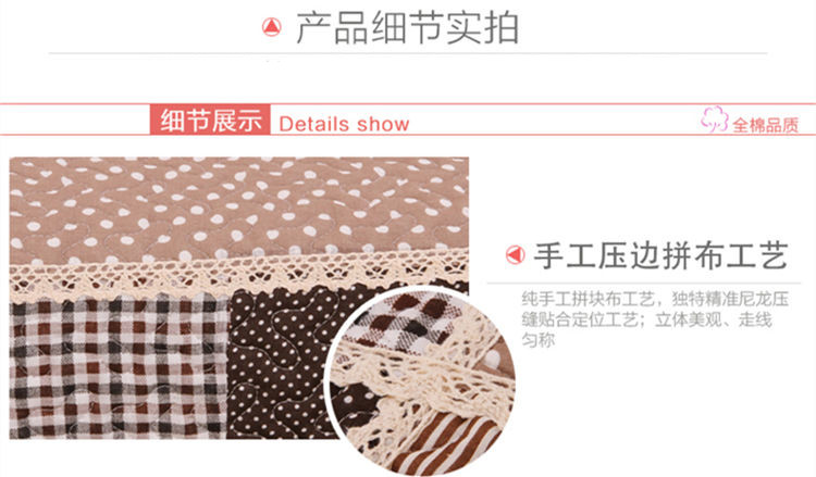 
                                        沙发垫布艺全棉夏季田园时尚防滑坐垫韩式沙发巾四季欧式沙发套 防滑款 英伦咖点防滑 90*210cm                