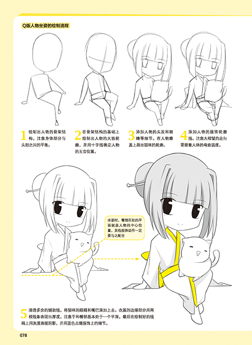 q版漫画技法从入门到精通(创意双色版) 萌心漫坊 9787515328379 中国