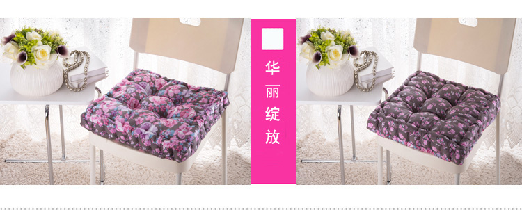 办公椅坐垫加厚 餐椅垫子 全棉斜纹飘窗榻榻米圆形蒲团胖子垫 爱缘圆形-灰 43*43cm