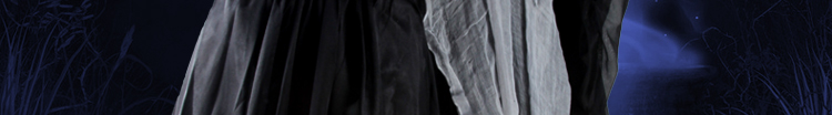 仕彩 万圣节服装 圣节装扮道具 儿童单层红领黑色披风 cosplay吸血鬼披风 僵尸披风约130cm