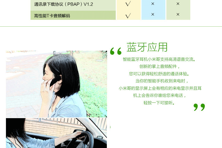 领夹式蓝牙耳机 双耳 带显示屏支持mp3 FM三星小米苹果通用 标配