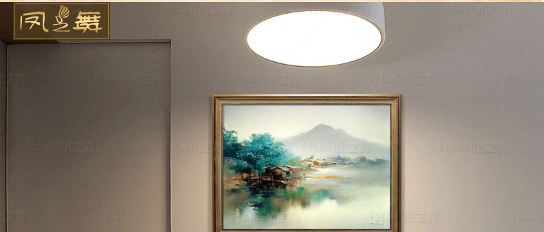 凤之舞油画现代简约客厅抽象画手绘油画家居餐厅玄关壁画酒店配画 欧式框4 75x65