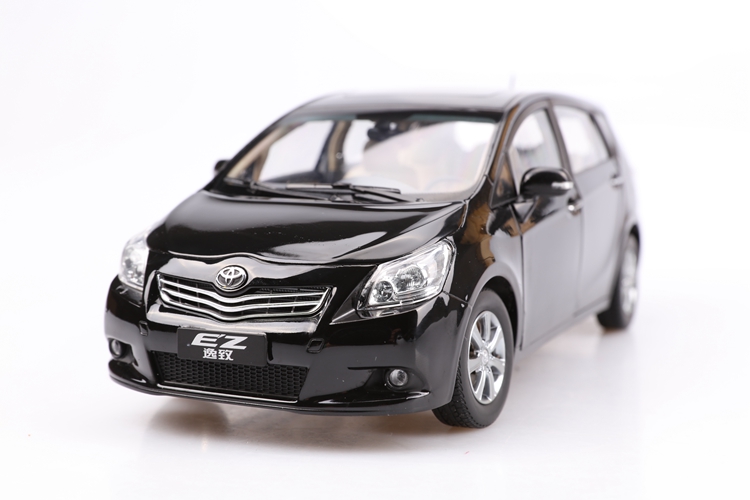 原厂合金车模丰田逸致1:18静态仿真汽车模型 黑色_ 7折现价368元
