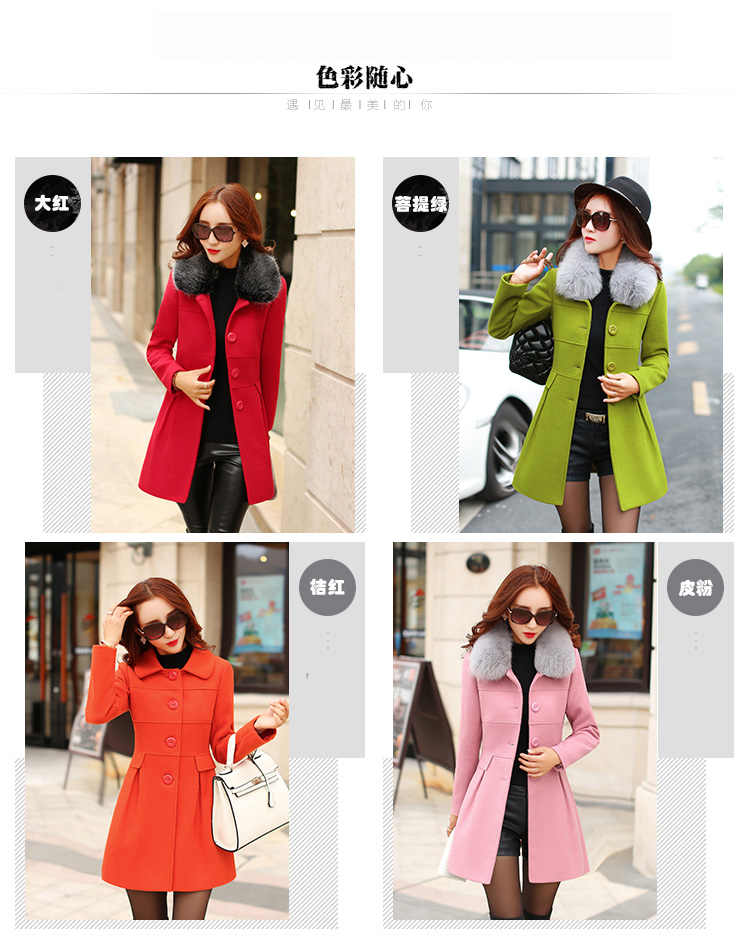 Love Rowse 2015 autumn and winter new Korean version of Sau San video thin hair? jacket a wool coat pink L picture, prices, brand platters! The elections are supplied in the national character of distribution, so action, buy now enjoy more preferential! As soon as possible.