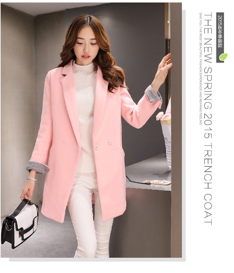 Barbie Xu 2015 autumn and winter times new Korean Sau San? In gross long small wind-jacket Heung-girl pink XL Photo, prices, brand platters! The elections are supplied in the national character of distribution, so action, buy now enjoy more preferential! As soon as possible.