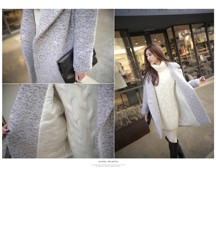 Mya Zi gross? 2015 autumn and winter coats new larger flip for long career commuter OL temperament pure color jacket female Korean gross? m White S picture version, prices, brand platters! The elections are supplied in the national character of distribution, so action, buy now enjoy more preferential! As soon as possible.