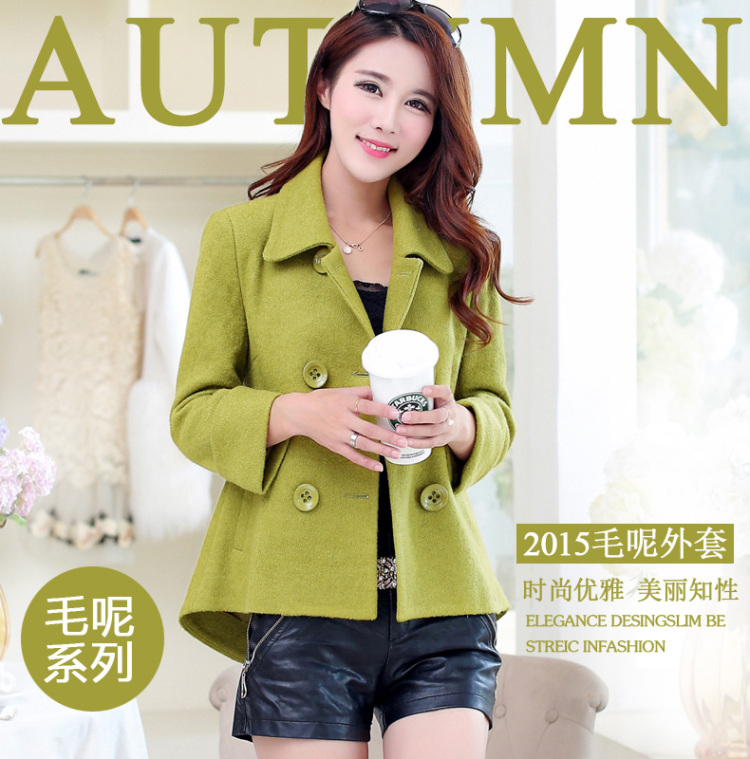 Kam Fox Ella 2015 autumn and winter new graphics thin hair so Sau San Jacket Korean short, Ms. small jacket double-a wool coat WT25 olive XL Photo, prices, brand platters! The elections are supplied in the national character of distribution, so action, buy now enjoy more preferential! As soon as possible.