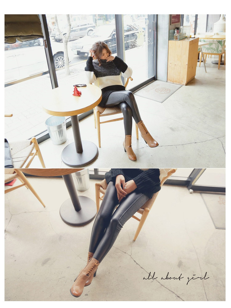 Doi affordable 2015 autumn and winter new to intensify the Korean version of the PU stitching elastic leather pants female 200 catties sister MM thick solid thin long pants Graphics Black 5XL( recommendations 180-200 catties) Picture, prices, brand platters! The elections are supplied in the national character of distribution, so action, buy now enjoy more preferential! As soon as possible.