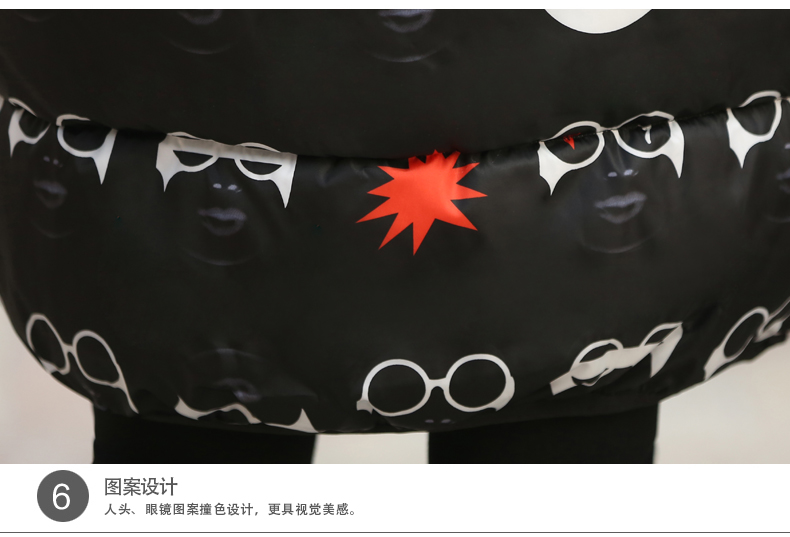 格调潮流2015秋冬新款时尚韩版女装休闲百搭中长款外套拉链连帽简约羽绒棉马甲女 黑色 L