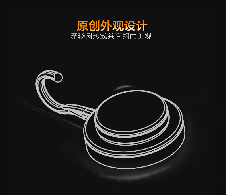
                                        碧嘉嘉 强力粘胶挂钩厨房无痕门后挂钩吸盘墙壁粘钩浴室壁挂承重免钉钩子 403B 4个套装                