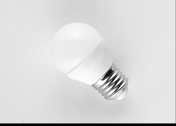 
                                        明锐LED灯泡4W E27大螺口接口球泡灯照明光源 暖白光3000K                