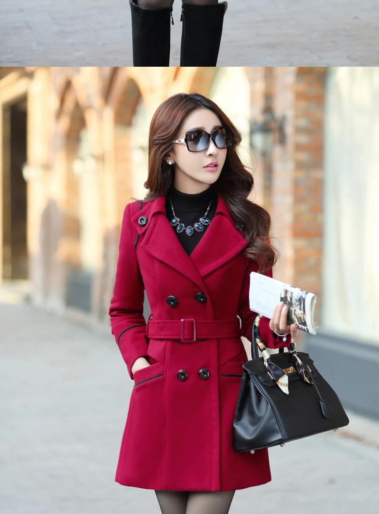 Better, Yi 2015 autumn and winter new products for women new Korean version of Sau San? In gross jacket long a wool coat cashmere M8097 wine red XL Photo, prices, brand platters! The elections are supplied in the national character of distribution, so action, buy now enjoy more preferential! As soon as possible.