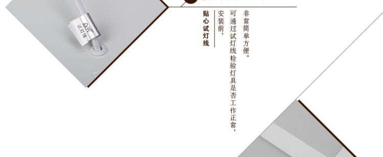 众光led吸顶灯 格子分段无极调光led吸顶灯简约现代长方形客厅灯 白框黄光 63*63cm 48W