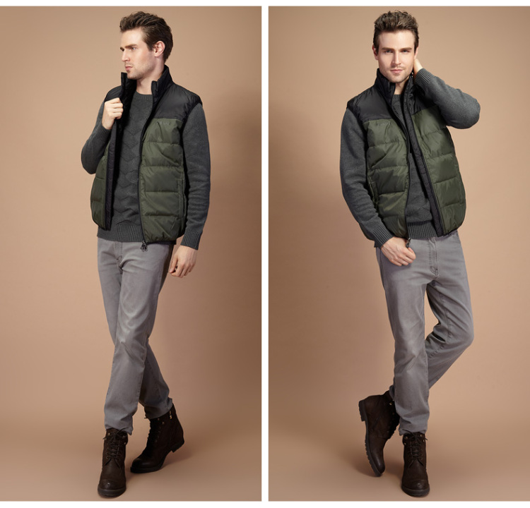 鸭鸭(YAYA)<em>羽绒</em>服 男款<em>羽绒马甲</em>【<em>尺码</em>偏大一