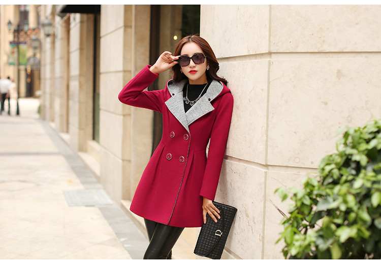 The achievement of the 2015 autumn and winter new women's gross in long jacket?) gross collar cap a wool coat pink M picture, prices, brand platters! The elections are supplied in the national character of distribution, so action, buy now enjoy more preferential! As soon as possible.