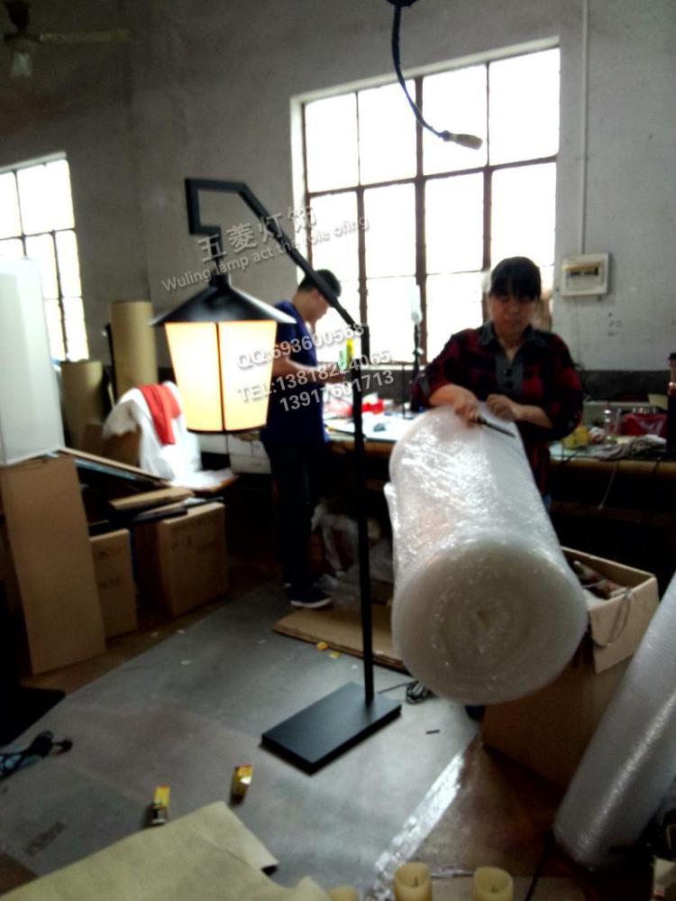 现代设计师中式铁艺落地灯户外卧室客厅灯具非标会所酒店工程灯饰